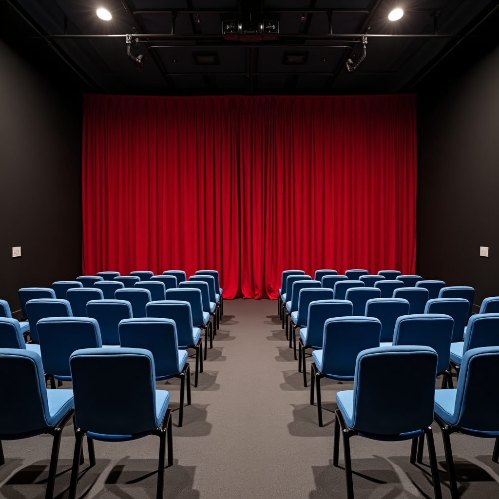Scene from group acting class on stage